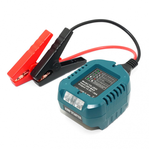 Автомобильное пусковое устройство, совместимое с аккумуляторами Makita 18В фото 1