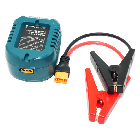 Автомобильное пусковое устройство, совместимое с аккумуляторами Makita 18В фото 4