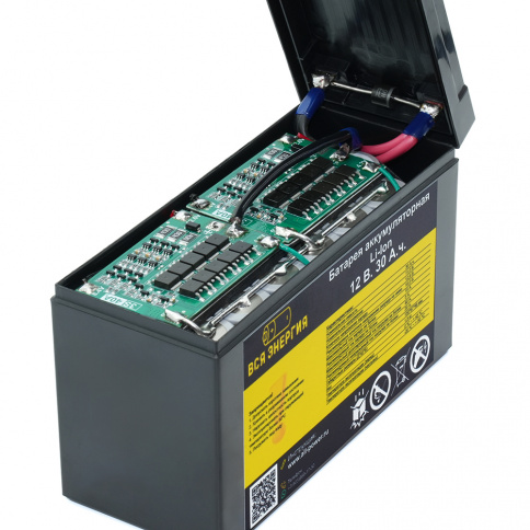 Батарея аккумуляторная Li-Ion 12 В. 30 А.ч. фото 2