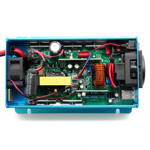 Инвертор 500 Вт (1200 Вт) DC/AC 12В/220В Чистый синус  фото 4