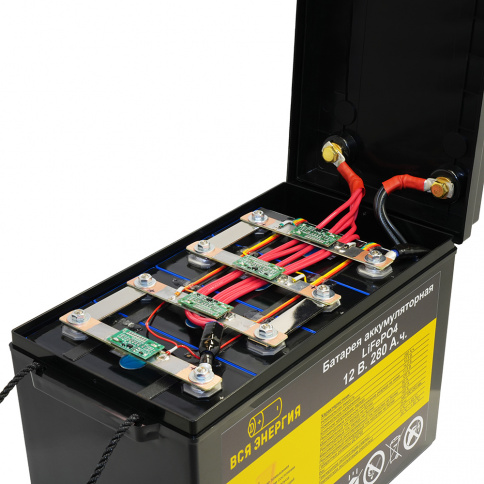 Батарея аккумуляторная LiFePO4 12 В. 280 А.ч. (300 А.ч.) фото 2